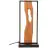 Brilliant Tafellamp Chaumont Aluminium Metaal Hout Zwart 8W 940lm - 830 Warm Wit