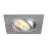 SLV New Tria 75 Spot Aluminium Grijs Vierkant | Zaagmaat 75mm - Geschikt voor 1x GU10 