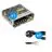 Mean Well Driver | LRS7524 | IP20 | 24V | 75W + Aansluitsnoer 2m met Aarde