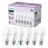 Voordeelpak 6x Philips Lamp LED E27 Peer Mat 13W 1521lm - 827 Zeer Warm Wit