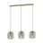 Eglo Hanglamp Romazzina Staal Geschuurd | IP20 - Geschikt voor 3x E27 