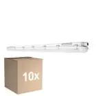 Voordeelpak 10x Ledvance LED Waterdichte Montagebalk Vochtbestendig 46W 6400lm - 840 Koel Wit | 150cm