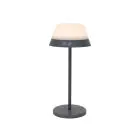 Eglo Tafellamp Meggiano Grijs 1W 170lm - 830 Warm Wit | IP54 - Touch Dimbaar